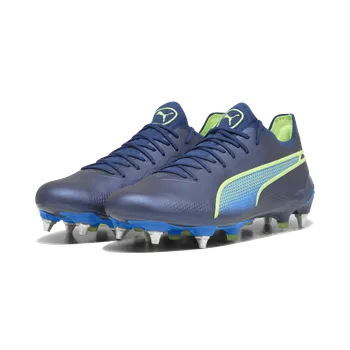 Kopačky Puma KING Ultimate MxSG modrá/světle zelená EUR 41