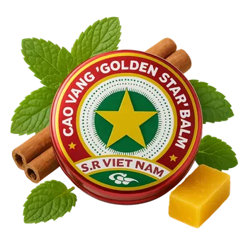 Masážní přípravek ITM Zlatá hvězda Golden Star Masážní mentolová mast 10 g