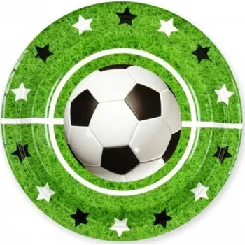 Jednorázové nádobí Dortisimo Papírové talíře Fotbal (6 ks)