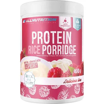 Protein ALLNUTRITION Protein Rice Porridge 400 g Příchuť: Bílá čokoláda a malina