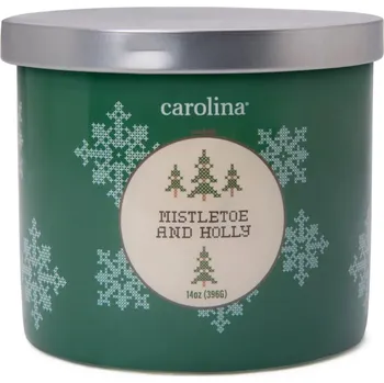 Svíčka Colonial Candle Mistletoe & Holly 396 g 3 Jmelí a cesmína