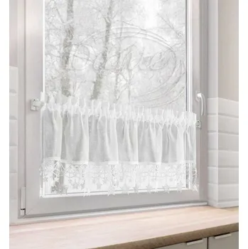 Bytový textil Dante HVĚZDIČKY bílé,30x150