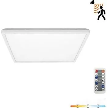 Stropní LED svítidlo NIVERA SQUARE 12W 3CCT IP54 senzor bílé