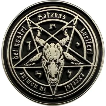 Kovový odznak - Satanas - s pinem