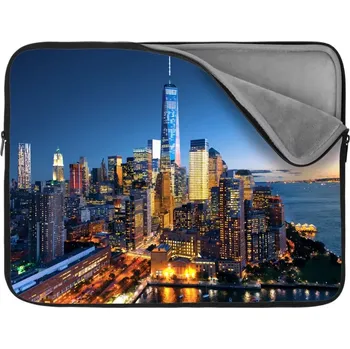 pouzdro na notebook Sablio Obal na notebook Noční mrakodrapy - 13"