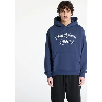 Pánská mikina Mikina New Balance Athletics Relaxed League Hoodie Blue XL