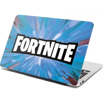 samolepka Sablio Samolepka na notebook FORTNITE modrá - 29x20 cm