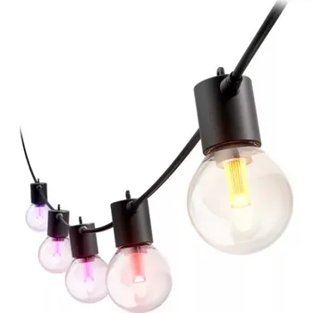 Bodové svítidlo Festavia Hue globe venkovní světelný řetěz 14m 20 žárovek prodlužka