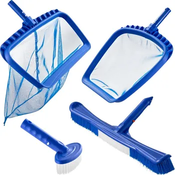 Vevor Sada na čištění bazénu, kartáče 508 mm a 139.7 mm, 2 síťky, bez tyčí
