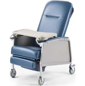 Křeslo Vevor Geri křeslo, 3 polohy, 4 kolečka, měkké sedátko, odnímatelný tác