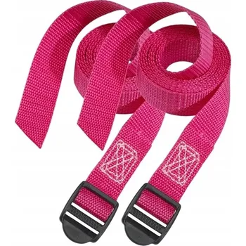 Upínací popruh Upínací popruhy Master Lock - 250 cm (2 ks/blistr) - růžový