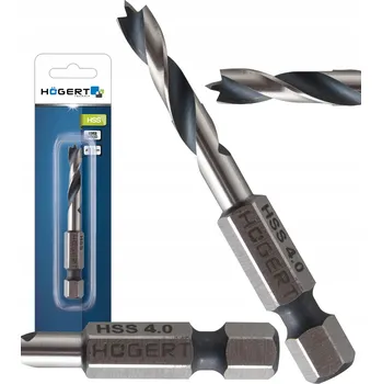 Vrták Vrták do dřeva 4 mm, šestihranná stopka (HEX), HT6D344