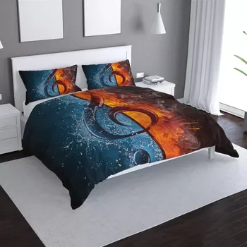 Povlečení Sablio Povlečení Ohnivý klíč - 140x200 / 90x70