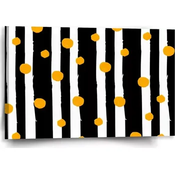 Obraz Sablio Obraz Pruhy a puntíky - 60x40 cm