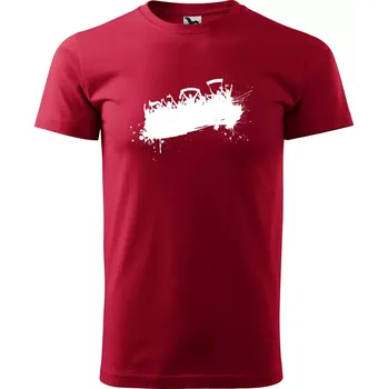 Sablio Tričko s potiskem Fanoušci - červené 2XL