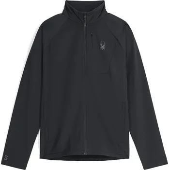 Cyklistické kalhoty Pánská bunda Spyder 38A483500-BLK Gridweb Fleece Jacket, Black