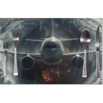 prostírání Sablio Prostírání Letadlo v bouři: 40x30cm