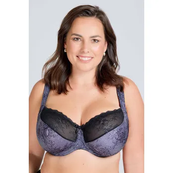 Podprsenka Triola Comfy-Fit nevyztužená podprsenka s flexi kosticemi černo-bílá 21777 - BLV90/černo-bílá / 100 / F f21777-90