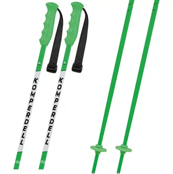 Sjezdová hůlka Hůlky Komperdell CHAMP GREEN - Junior 2025/26 90 zelená