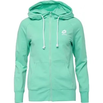 Dámská mikina Dámská mikina Lotto SMART OG FULL-ZIP HOODIE S Zelená, Bílá