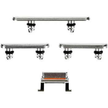 Náhradní postranní tlačítka pro iPhone XS - stříbrná