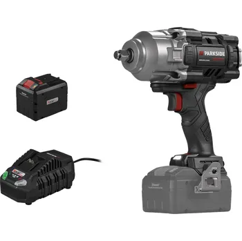 PARKSIDE PERFORMANCE® Aku rázový utahovák 1/2″ PASSP 20-Li C4, Smart 12 Ah