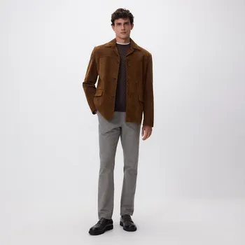 Pánské kalhoty Reserved - Kalhoty chino slim fit - středně šedá - QF747-85M - QF747-85M-32