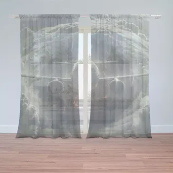 Záclona Sablio Záclony Letadlo v bouři: 2ks 150x250cm