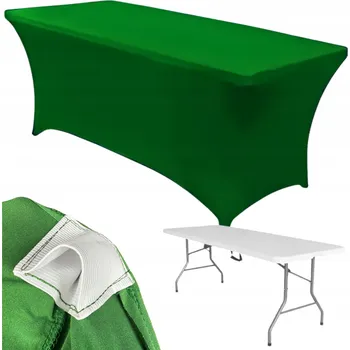 Prostěradlo Zelený potah na stůl pro bankety a catering