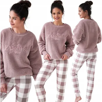 Dámské noční prádlo Sensis dámské pyžamo polyester růžové, velikost XL