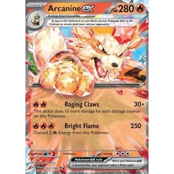 Karetní hra Pokémon SV1en 032/198 Arcanine ex - Scarlet & Violet