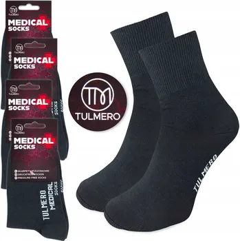 Ponožky Tulmero šedé, velikost 41-43