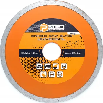 Řezný kotouč Diamantový kotouč na řezání obkladů Universal 125x5x2.0x22.23 Polax