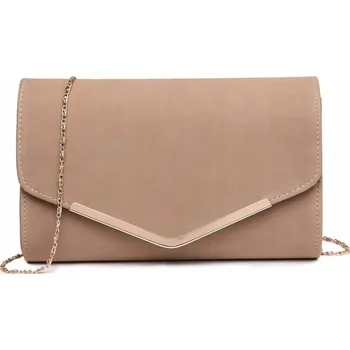 Kabelka Kabelka Psaníčko s řetízkem Kabelka Psaníčko na řetízku, večerní kabelka eko kůže , béžová