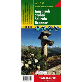 Innsbruck Stubai mapa 1:50 000 Freytag & Berndt Kolektiv autorů