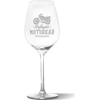 Víno Sablio Sklenička na víno Nejlepší motorkář: 49 cl
