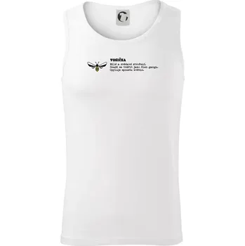 Vosička Milé a zvědavé stvoření - Tílko pánské Core - S ( Bílá )