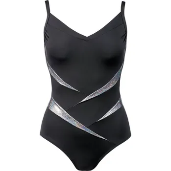 Dámské plavky Feba jednodílné plavky černé barvy velikost L