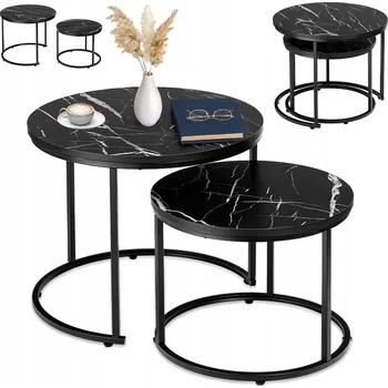 Konferenční stolek Konferenční stolek Gockowiak 4904582494959 kulatý 4,5 x 2 x 3,5 cm, vícebarevný