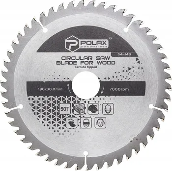 Pilový kotouč Pilový kotouč na dřevo 190 x 30,0/25,4 50 zubů Polax