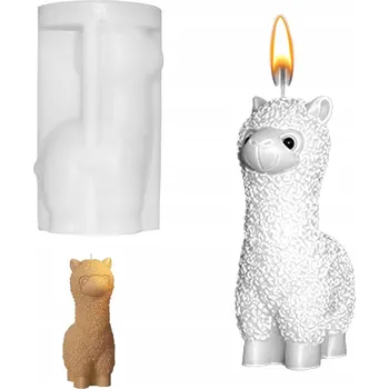 Svíčka FS1 Forma silikonová formička ALPAKA na svíčky, sádru, pryskyřici, vosk