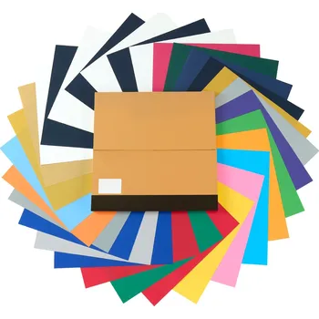 Speciální výtvarná barva Vevor Transferová fólie na textil 30 ks 304.8×304.8mm různé barvy na trička