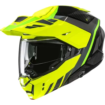 Helma na motorku Výklopná helma na motorku HJC i80 Imes MC3H černo-fluo žluto-fluo zelená XS