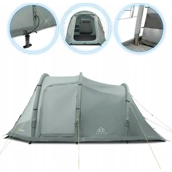 Stan Stan turistický Kadva AIRcamp 4.4 zelený, pro 4 osoby, voděodolný 3000 mm