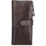 Contacts® dlouhá kožená peněženka Alvear Hnědá