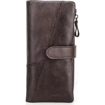 Contacts® dlouhá kožená peněženka Alvear Hnědá