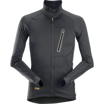 Pánská mikina Snickers Workwear | Mikina LiteWork se zipem šedá - Šedá / M / M / šedá