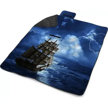 deka Sablio Plážová deka Loď v bouřce: 200x140 cm