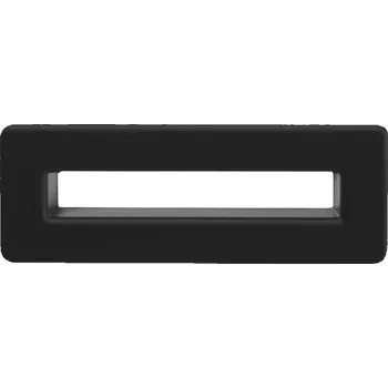 Sifon Sapho - Kryt přepadu, matná černá AT612