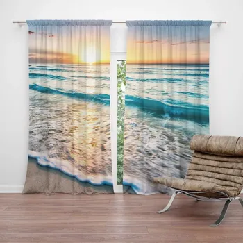 Závěs Sablio Závěs Vlny: 2ks 140x250cm